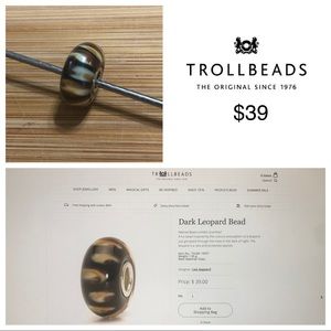 Trollbeads - Dark Leopard Bead